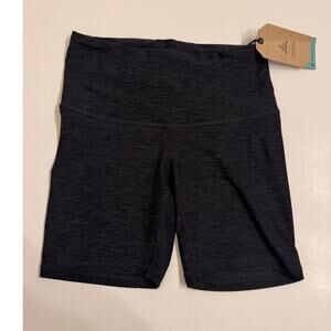 NWT PrAna Women's Kimble Shorts Black Heather Sz S 7"